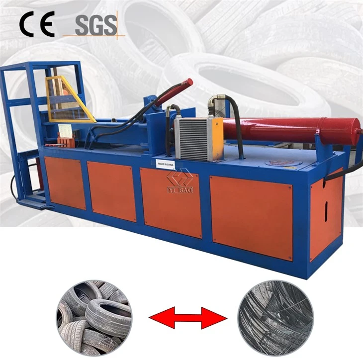 Machine voor het ontkralen van nylon banden