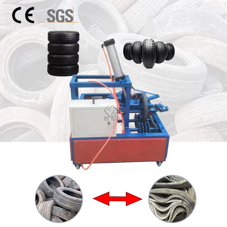 Scrap Tire Cutting Machine Scrap Tire Cutting Machine